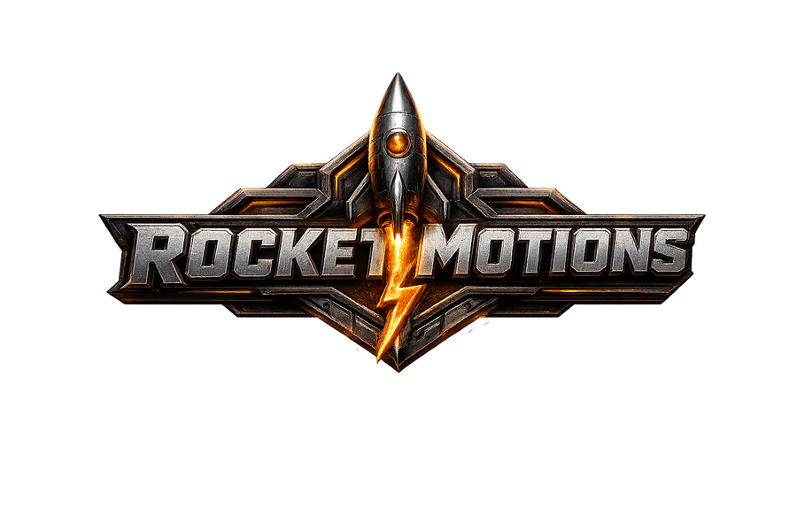 Horizontal logo lockup version of the same custom mark